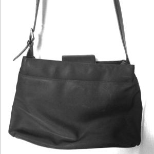 Coach Mercer 7412 Nylon Bag with leather accents